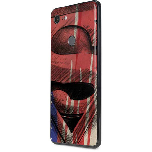 DC Comics Superman Crest Google Pixel 3 XL Skin